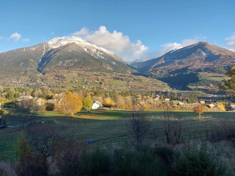 Gite Confort 15 Couchages, Vue Panoramique Montagne Hautes Alpes, Terrasses Embrun Zewnętrze zdjęcie